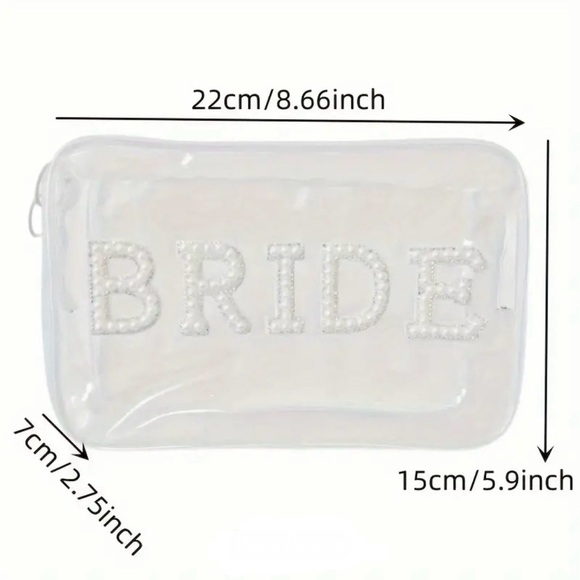 New “Bride” Makeup Bag & Swag - Picture 5 of 10